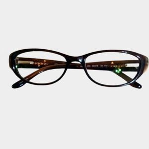 Luxe Cat Eye Swarovski Elements Flex Hinge Eyeglasses New Condition